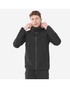 Decathlon 2025 New Men's Single-Layer Windbreaker Cold Weather Jacket Mountain Climbing Jacket 4563142 Black/S
