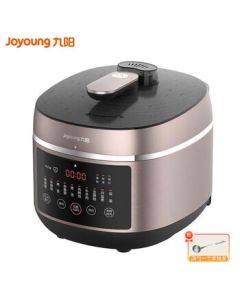 Joyoung Electric Pressure Cooker Multi-functional Household IH Heating Stainless Steel Pot 5L Pressure Cooker Dual Pots Y-50IHS7 + Soup Spoon (Single Shipment)