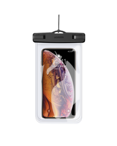 UGREEN Waterproof Phone Pouch with Touchscreen, Swimming and Rafting Neck Strap Phone Case, Rainproof Protective Cover for Delivery Riders, Diving and Hot Spring Sealed Bag