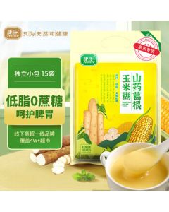 Jieshi Low-Fat High-Calcium Yam Kudzu Powder Corn Congee 600g No Sucrose Corn Porridge Coarse Grain Warm Stomach Breakfast Meal Replacement Drink