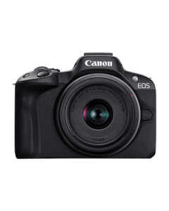Canon EOS R50 18-45mm Compact and Portable Mirrorless Digital Camera with 4K Vlog HD Video for Home, Travel, and Professional Photography - Black Master Kit