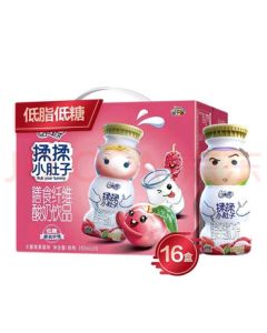 Yili QQ Star Rub Rub Tummy Probiotic Peach & Mulberry Flavor 1*16*180ml