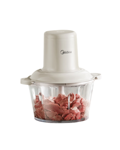 Midea (Midea) Household Meat Grinder, Electric Multi-functional Food Mixer for Dumpling Filling, Baby Food, Garlic Mincer, Meat Grinder JC001 (Approx. 2L)