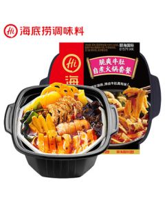 Haidi Lao Self-Heating Hot Pot Crispy Beef Tripe 435g*1 Box, Convenient Meal for Lazy People, Office Lunch or Overtime Quick Meal