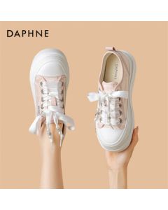 Daphne Women's Thick-Soled Sneakers, Spring New Arrival Casual Shoes 4024101450, Pink, Size 38