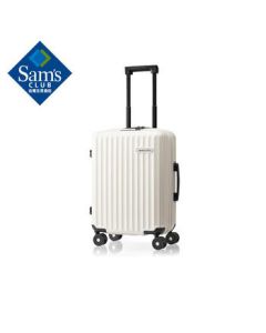 Samsonite 4-Wheel Trolley Case 55/20 Ivory White Zipper