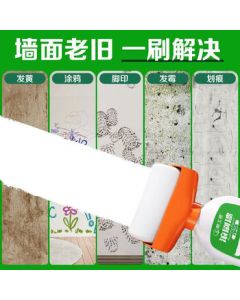 Fat Craftsman Wall Repair Paint - Wall Patch Paste, Renovation Self-Painting White Wall Roller Latex Paint, Stain Removal & Repair Magic Brush (500g)