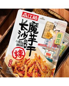 Nanjiang Bridge Konjac Spicy Strips, Changsha Hunan Snack, Vegetarian Konjac Chewy Treat, Spicy Flavor, 100g