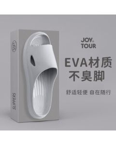 JOYTOUR Travel Portable Slippers for Home, Guests, Hotel, Non-Slip Shower Slippers, Disposable Slippers, Gray, Size 42-43