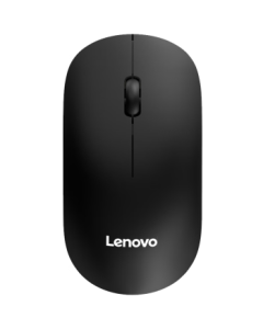 Lenovo Wireless Mouse, Office Mouse, Portable Mouse, Laptop Mouse, Computer Mouse M26 Black with 2.4G Wireless Receiver
