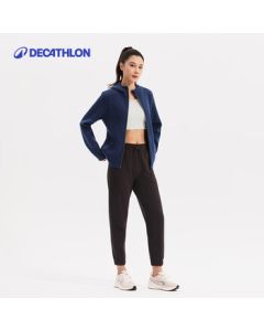 Decathlon Air Layer Jacket Spring Women's Jacket Slim Fit Warm Workout Sweater Open Front Running Sports Jacket-4943801