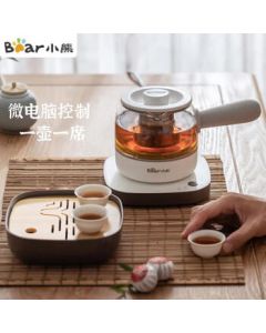 Bear (Bear) Health Pot ZCQ-A05S1, Home & Office Tea Kettle with Microcomputer Control, 0.5L, One Pot One Seat, Keeps Warm at 55°C