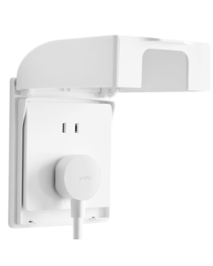 BULL (BULL) Switch Socket 86-Type Switch Panel Splash Box Waterproof Cover Bathroom Waterproof Case F03B White (Suitable for Concealed Installation)