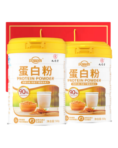Jiuzhitang Protein Powder 500g*2 Cans - Immune Boosting Nutritional Supplement for Middle-Aged and Elderly, Whey Protein Powder, Mid-Autumn Festival Gift