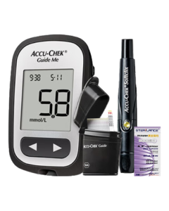 Roche Blood Glucose Monitor for Home and Medical Use - High Accuracy ZhiHangMi Model (50 Test Strips + Lancets)