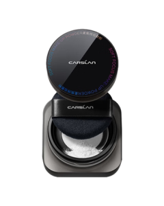 Carslan Black Magnetic Loose Powder Setting Powder Compact, Oil Control & Concealing, Long-Lasting & Sweat-Proof, No Smudging (Transparent) 8g Birthday Gift for Women