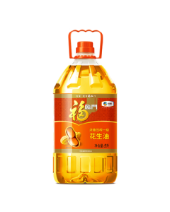 Fortune Cooking Oil, Premium First Grade Fragrant Pressed Peanut Oil 5L, Produced by COFCO, Random Delivery of Old or New Packaging