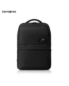 Samsonite NU4*09014 Black Backpack - Water-Resistant, Scratch-Resistant Laptop Backpack with Portable Storage