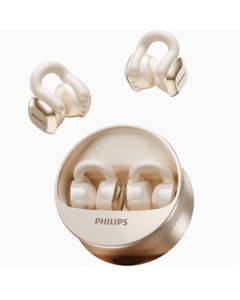 Philips (PHILIPS) TAQ4220 Bluetooth Earphones Clip-On True Wireless Open-Ear Bone Conduction Concept Non-In-Ear (Unit: Piece) Beige