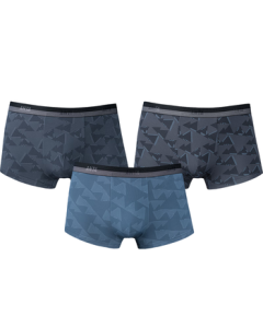 Anta | Sports Underwear | [3-Pack] Men's Moisture-Wicking Breathable Comfort Mid-Rise Boxer Briefs Soft Underwear