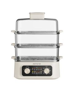 Joyoung Electric Steamer 22L 3-Tier Large Capacity Multi-Function Electric Steamer with Full Transparent Window and Stainless Steel Steam Trays