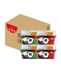 Shenghetang Milky Herbal Jelly 222g*4 cups (Red Bean & Mung Bean Flavors) Bulk Pack