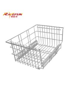 Rayefun Stainless Steel Tiered Shelf Dish Rack Deep Basket Frame
