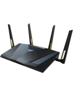 ASUS RT-AX88U Pro Gigabit Gaming Wi-Fi Router (Supports ROG Strix 9 Plus/Whole-Home WiFi6/Quad-Core 2.0G Processor/Dual 2.5G Ports/Ai Router)