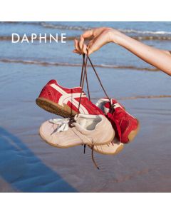 Daphne [Same Style as Victoria Song] Cloud-Soft Dad Sneakers Summer Mesh Breathable Retro Casual Women's Sneakers Pink 38