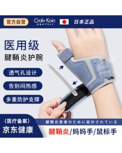 CRALVKOIN Medical Thumb Brace for Tendonitis Wrist Support, Mouse Hand Tendonitis Rehabilitation Splint