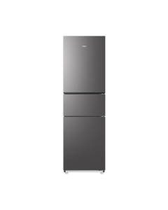 Haier 218L Three-Door Refrigerator, Energy-Efficient Compact Home Fridge with Air Cooling, Black Gold Purification & Freshness Preservation, Five-Temperature Adjustment BCD-218WGHC3E9BK