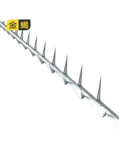 Golden Scorpion Wall Anti-Climbing Spikes, Window Sill Balcony Anti-Theft Spikes, Villa Wall Anti-Theft Fence Spikes, Hot-Dip Galvanized Small Size 1.25m