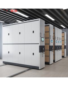 Xinjing Smart Electric Mobile Shelving Steel File Cabinet Storage Cabinet Document Cabinet One Column Six Sections per Cubic