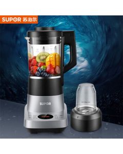 SUPOR Blender, 1.75L Large Capacity Household Blender, 8-Speed Quiet Soy Milk Maker, Smart Juicer with Dual Cups, 8 Grinding Modes, NFC Touch, SP70S