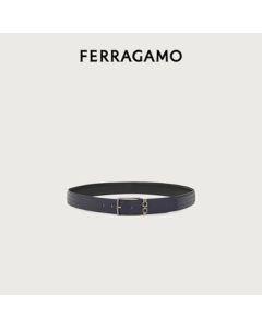 Ferragamo Men's Blue Belt 0780488_C_110 Gift for Boyfriend