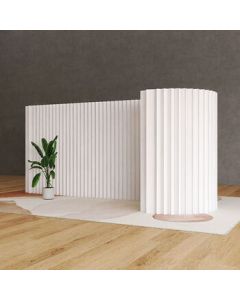 Rashford Modern Minimalist Paper Room Divider Screen for Living Room, Office, Beauty Salon, Folding Partition Wall