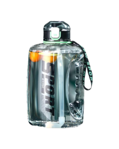 Fuguang Gallon Cup Large Capacity Plastic Water Cup Tritan Graduated Straw Sports Outdoor Water Bottle 1600ML