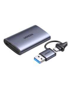UGREEN USB/Type-C High-Speed Card Reader SD/TF4.0 Dual Slot Simultaneous Reading for Computer Phone iPhone 16/iPad/DSLR Action Camera Supports UHS-I/II Cards