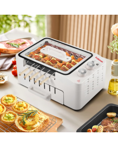 FOLKMAN FOLKMAN Household Fully Automatic Kebab Machine Electric Grill Multi-functional Barbecue Machine KIB001