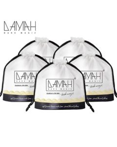 DAMAH DARK MAGIC Black Magic Disposable Facial Towels, Extra Large and Thick Face Wipes, Soft Cotton Roll *5 Bags