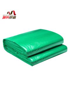 YUANXING Green Striped Tarpaulin, Heavy-Duty Waterproof Cover, Dustproof and Sunproof Plastic Sheeting, 2*50m