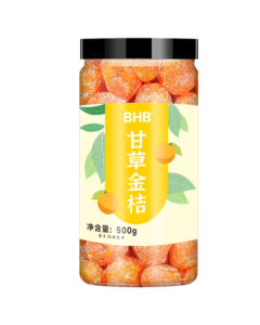 BHB Licorice Kumquat 500g Dried Kumquat Snack Preserved Fruit Kumquat Dry