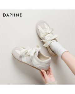 Daphne Sports German Training Shoes Spring New Arrival Versatile Casual Women's Sneakers White Shoes 4025101207 Beige 38