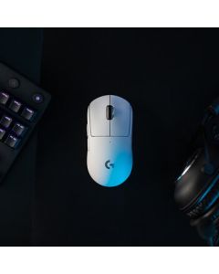 Logitech G PRO X Wireless Gaming Mouse (White) SUPERLIGHT GPW 2nd Gen, Lightweight 63g Esports Mouse