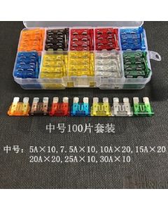 Nijing Car Fuse Kit Medium Size 100-Piece