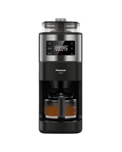 Panasonic American Coffee Maker with Built-in Grinder, Fully Automatic for Home Use, Compatible with Beans and Grounds, Self-Cleaning, Smart Keep-Warm, Coffee Pot, Mid-Autumn NC-A701