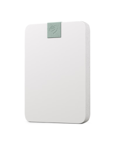 Seagate Portable Hard Drive 2TB Type-C Interface "Jin Series" Hardware Encryption for Robust Data Security, Auto Backup, Cloud White, Direct Phone Connection