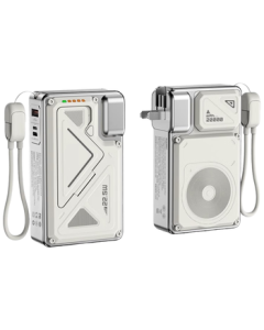 SuoYing [National 3C Certified | Plug] 20000mAh Power Bank Allowed on Airplane, 3-in-1 Magnetic Wireless Fast Charging with Built-in Cable for Apple 17, Ultra-High Capacity Portable Charger