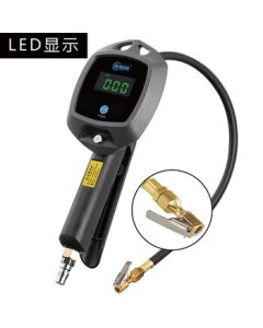 Geyi Precision Air Pressure Gauge with Inflation Head, Digital Tire Pressure Monitor and Inflator Gauge for Car Tires