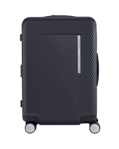 Samsonite 28-inch Expandable Suitcase with Zipper Frame, Large Capacity Travel Luggage QX2 Black TSA Lock